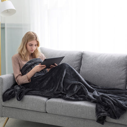 Šilta, minkšta, stora pledas antklodė lovai ir sofai, 150x200 cm, dovana, įvairios spalvos