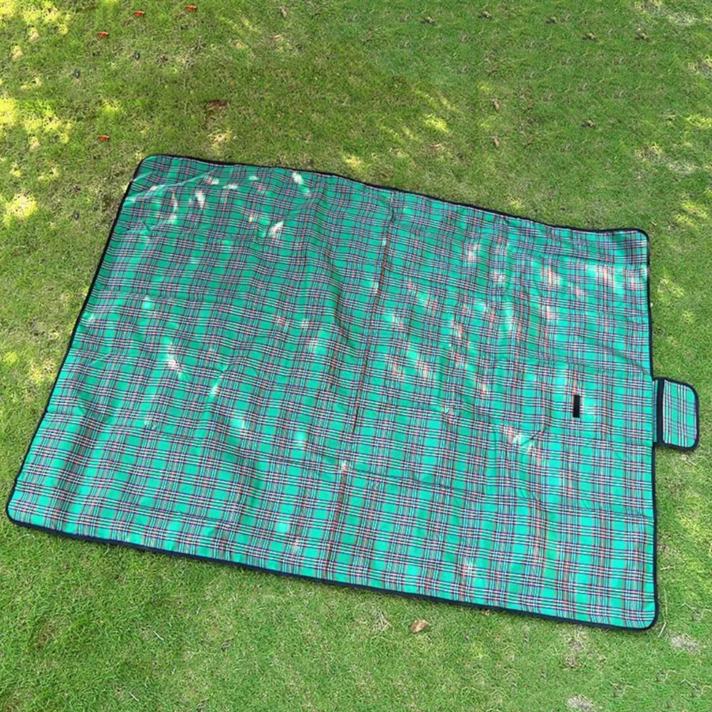 Kempingo kilimėlis paplūdimio 200x200 cm, atsparus vandeniui su izoliacija, didelis paplūdimio kilimėlis