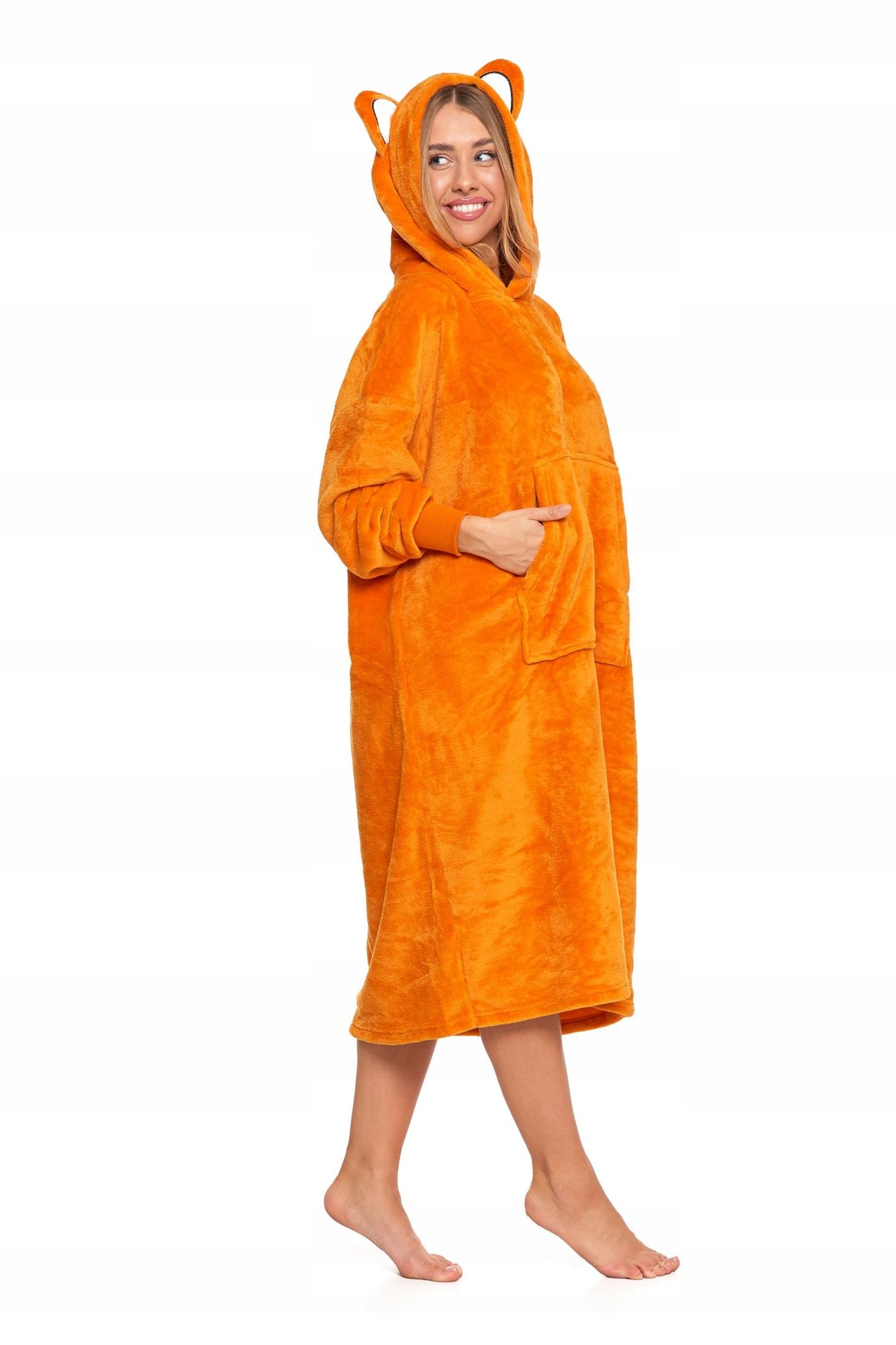 KOCOBLUZA 2in1 Pagalvė-Didelė Bluza-Pledas su Gobtuvu Dovanai MORAJ Uni