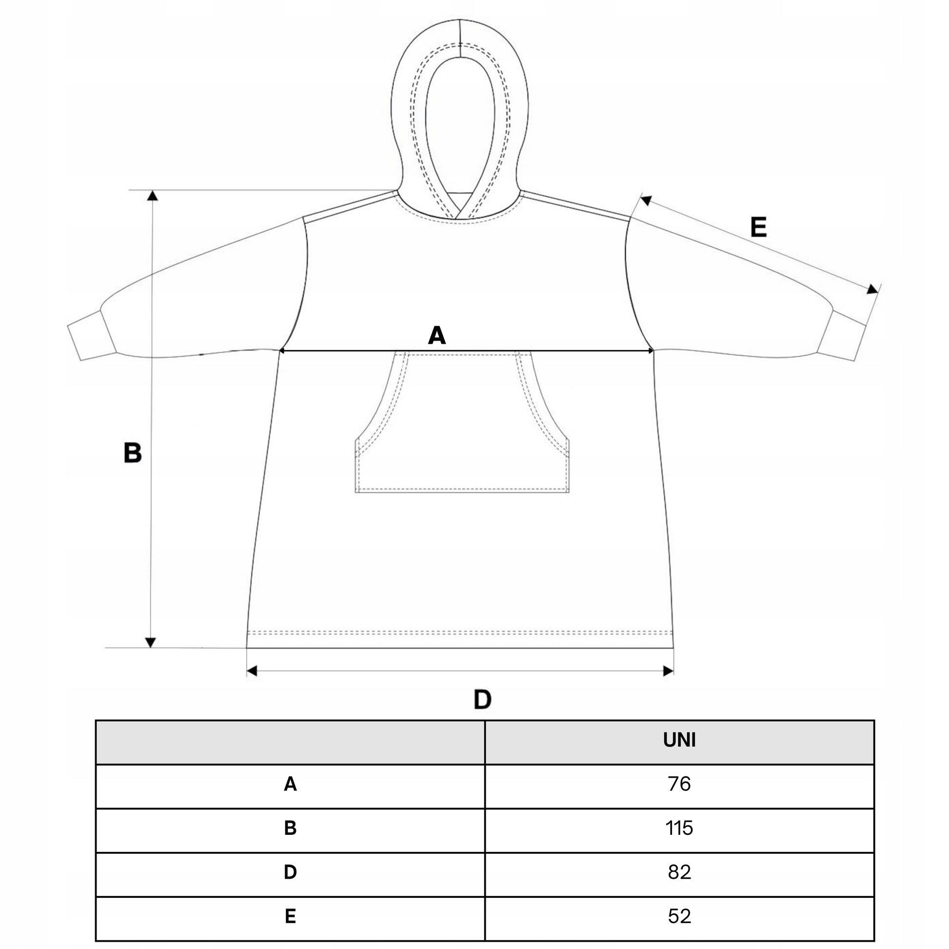 Šilta didelė džemperis su gobtuvu, kaip antklodė žiemai, oversized, MORAJ
