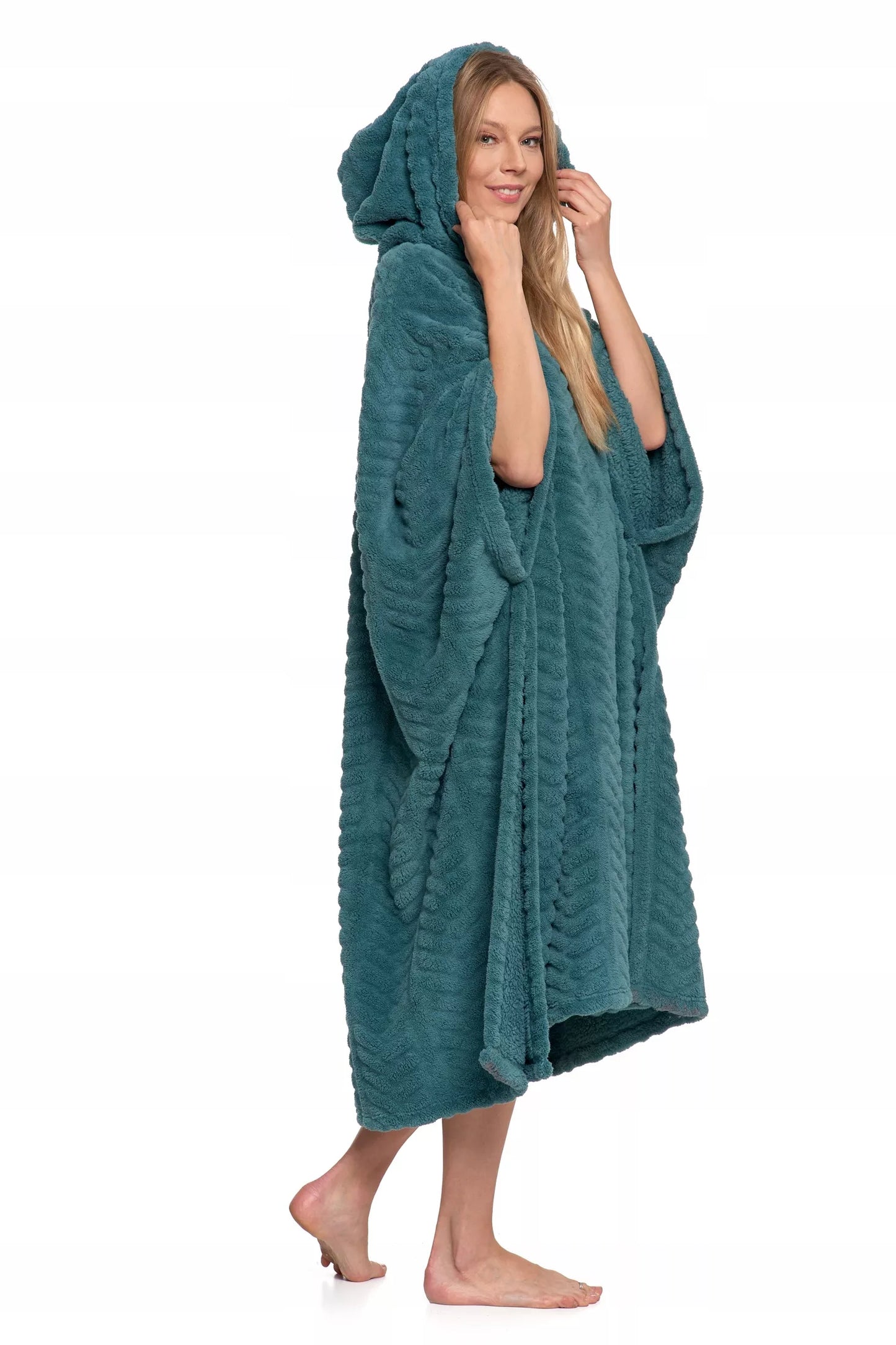 Šilta didelė džemperis su gobtuvu, kaip antklodė žiemai, oversized, MORAJ