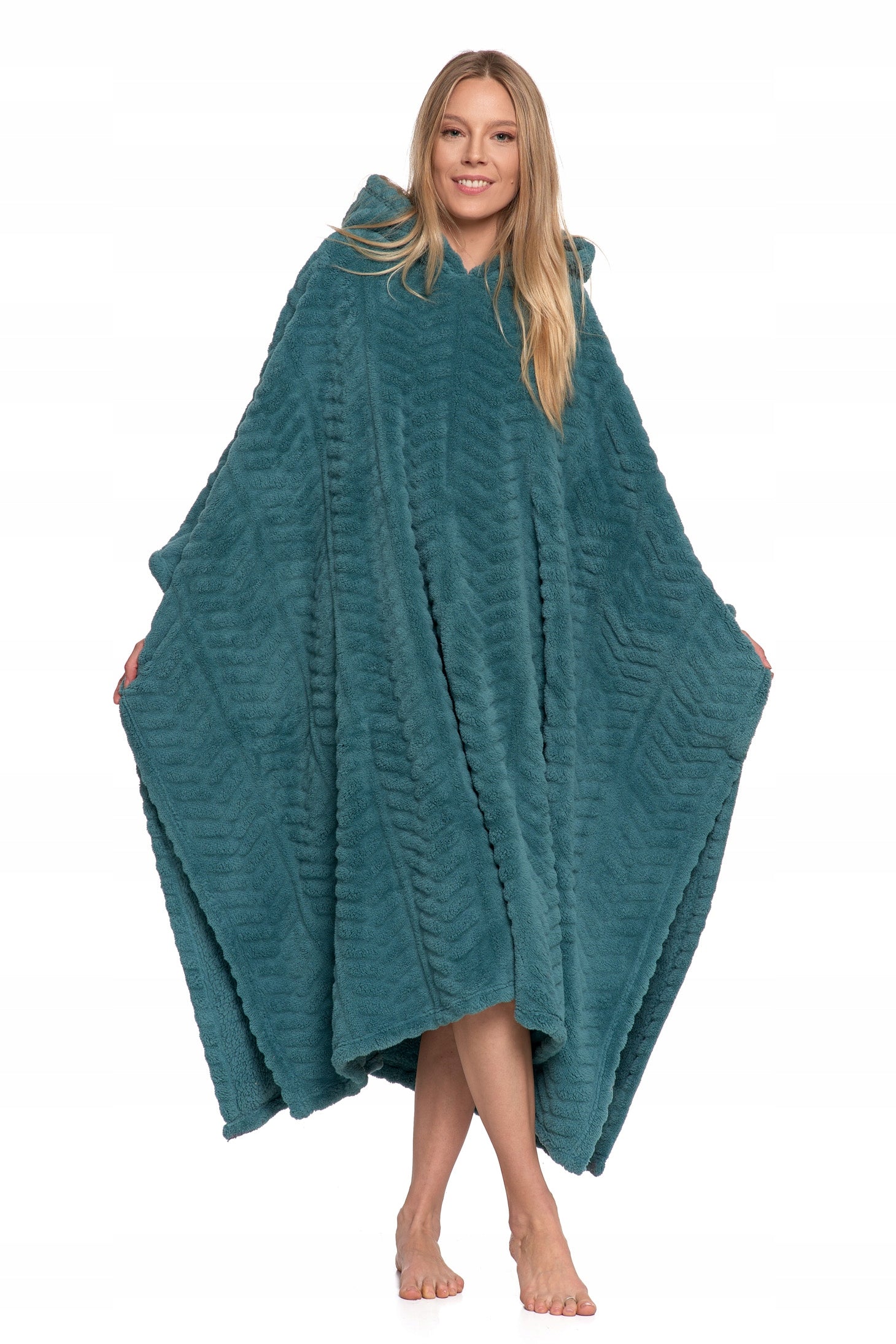 Šilta didelė džemperis su gobtuvu, kaip antklodė žiemai, oversized, MORAJ