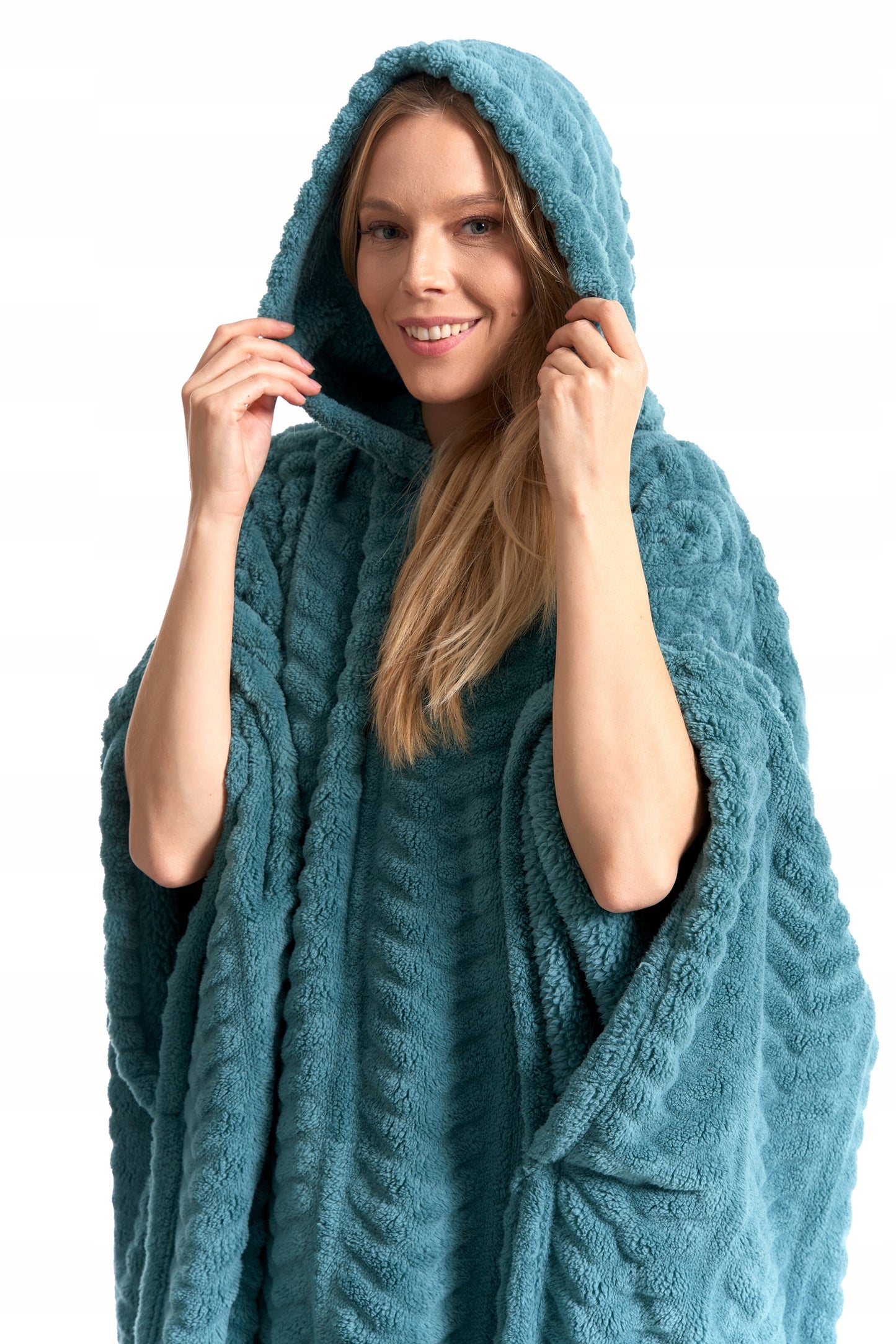 Šilta didelė džemperis su gobtuvu, kaip antklodė žiemai, oversized, MORAJ