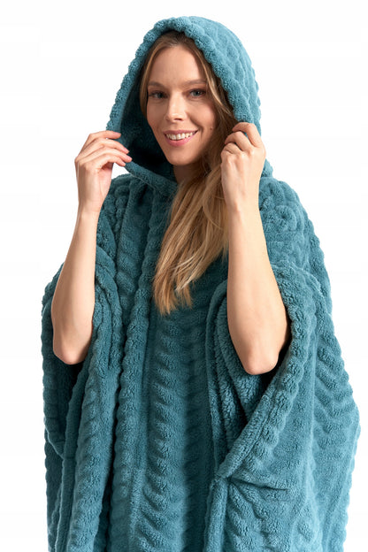 Šilta didelė džemperis su gobtuvu, kaip antklodė žiemai, oversized, MORAJ