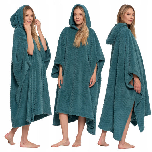 Šilta didelė džemperis su gobtuvu, kaip antklodė žiemai, oversized, MORAJ