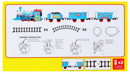 ELEKTRINIS TRAUKINUKAS Traukinys Bėgiai Vagonai Rinkinys mažyliui DOVANA