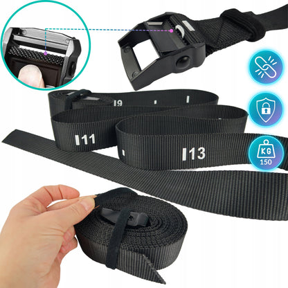 Mediniai gimnastikos žiedai pratimams su matuokliu ir rankenomis