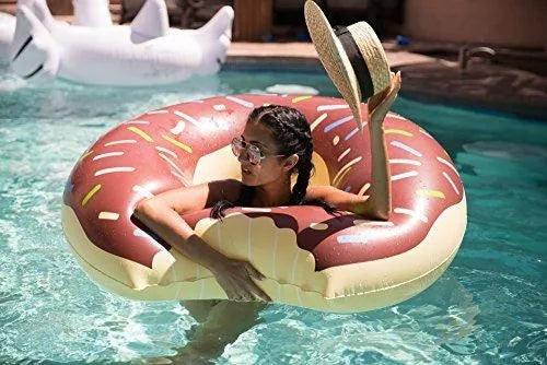 Pripučiama plaukimo ratas/čiužinys baseinui, spurgos formos, 90cm XXL