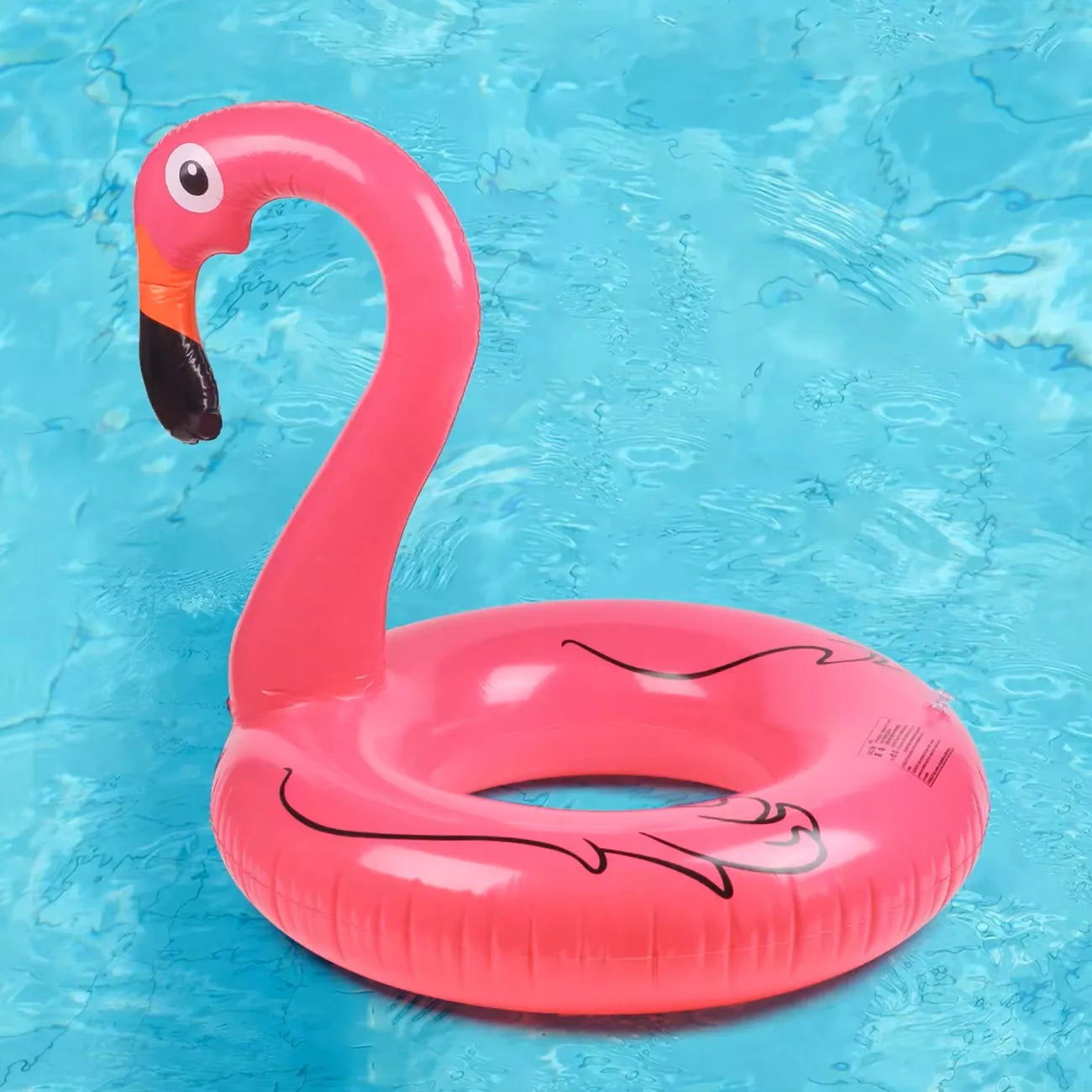 Pripučiama flamingo plaukimo priemonė 90 cm XL
