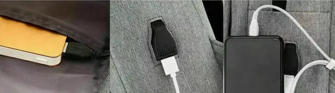 Kompaktiškas nešiojamojo kompiuterio kuprinė darbui, mokyklai, išvykoms su USB