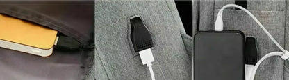 Kompaktiškas nešiojamojo kompiuterio kuprinė darbui, mokyklai, išvykoms su USB