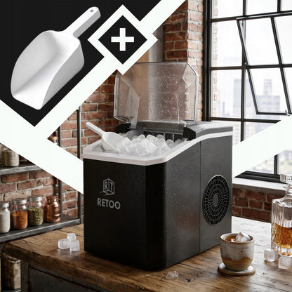 Ledo Kubelių Gaminimo Aparatas 1,5L – 120W, 12kg/24h, Greitas ir Tylus Veikimas
