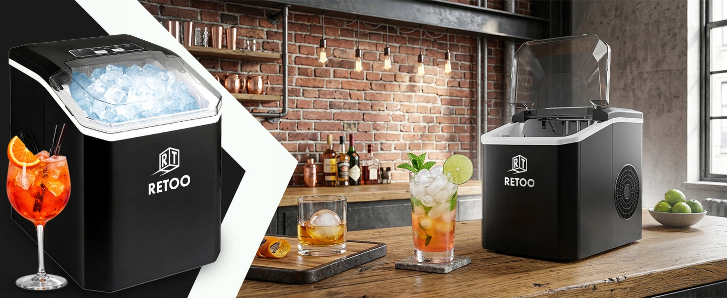 Ledo Kubelių Gaminimo Aparatas 1,5L – 120W, 12kg/24h, Greitas ir Tylus Veikimas