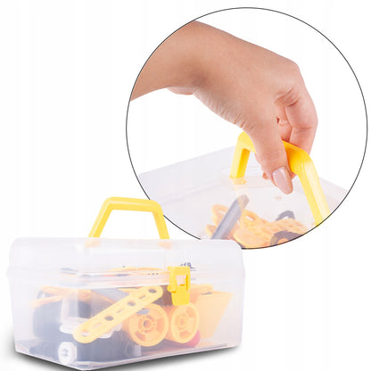 Kūrybiški Edukaciniai Konstrukciniai Blokeliai Transporto Priemonės Konstruktorius 8in1 Dovana