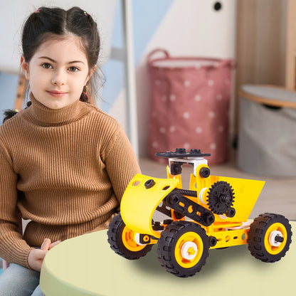 Kūrybiški Edukaciniai Konstrukciniai Blokeliai Transporto Priemonės Konstruktorius 8in1 Dovana