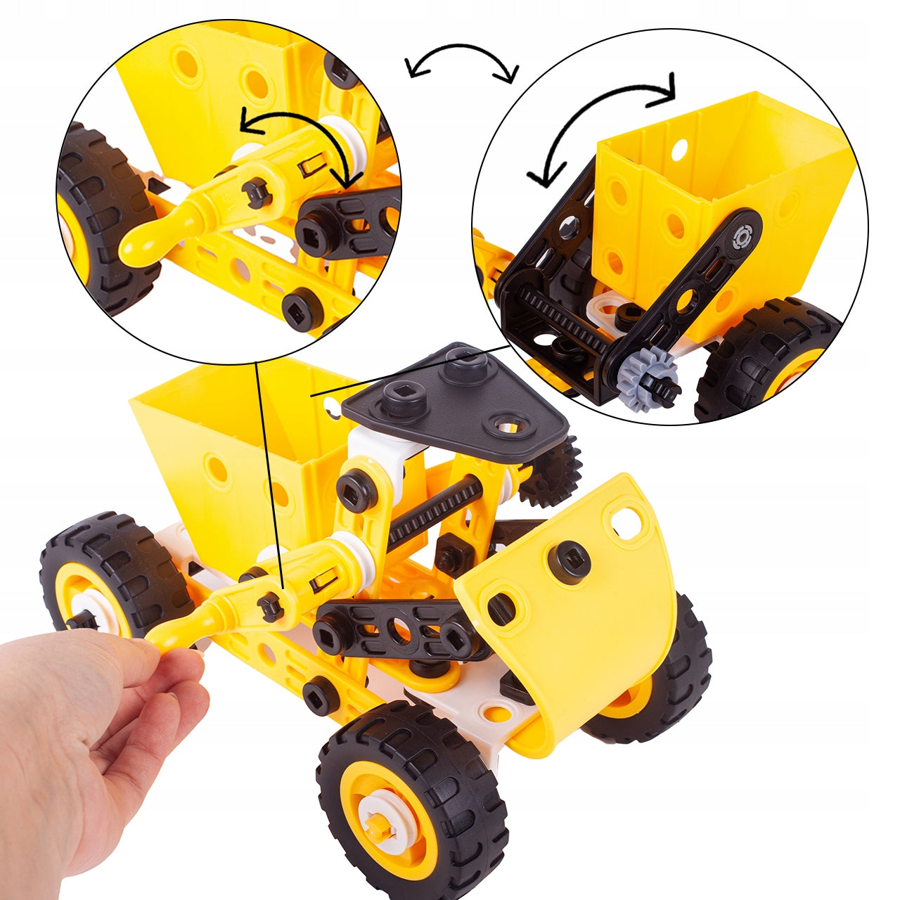 Kūrybiški Edukaciniai Konstrukciniai Blokeliai Transporto Priemonės Konstruktorius 8in1 Dovana