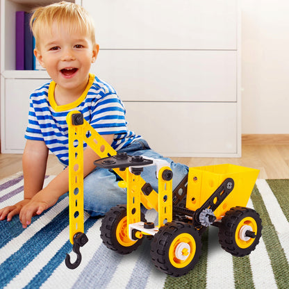 Kūrybiški Edukaciniai Konstrukciniai Blokeliai Transporto Priemonės Konstruktorius 8in1 Dovana