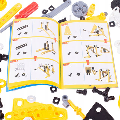 Kūrybiški Edukaciniai Konstrukciniai Blokeliai Transporto Priemonės Konstruktorius 8in1 Dovana