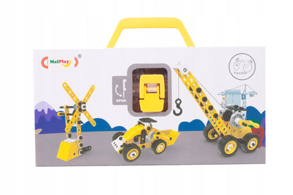 Kūrybiški Edukaciniai Konstrukciniai Blokeliai Transporto Priemonės Konstruktorius 8in1 Dovana