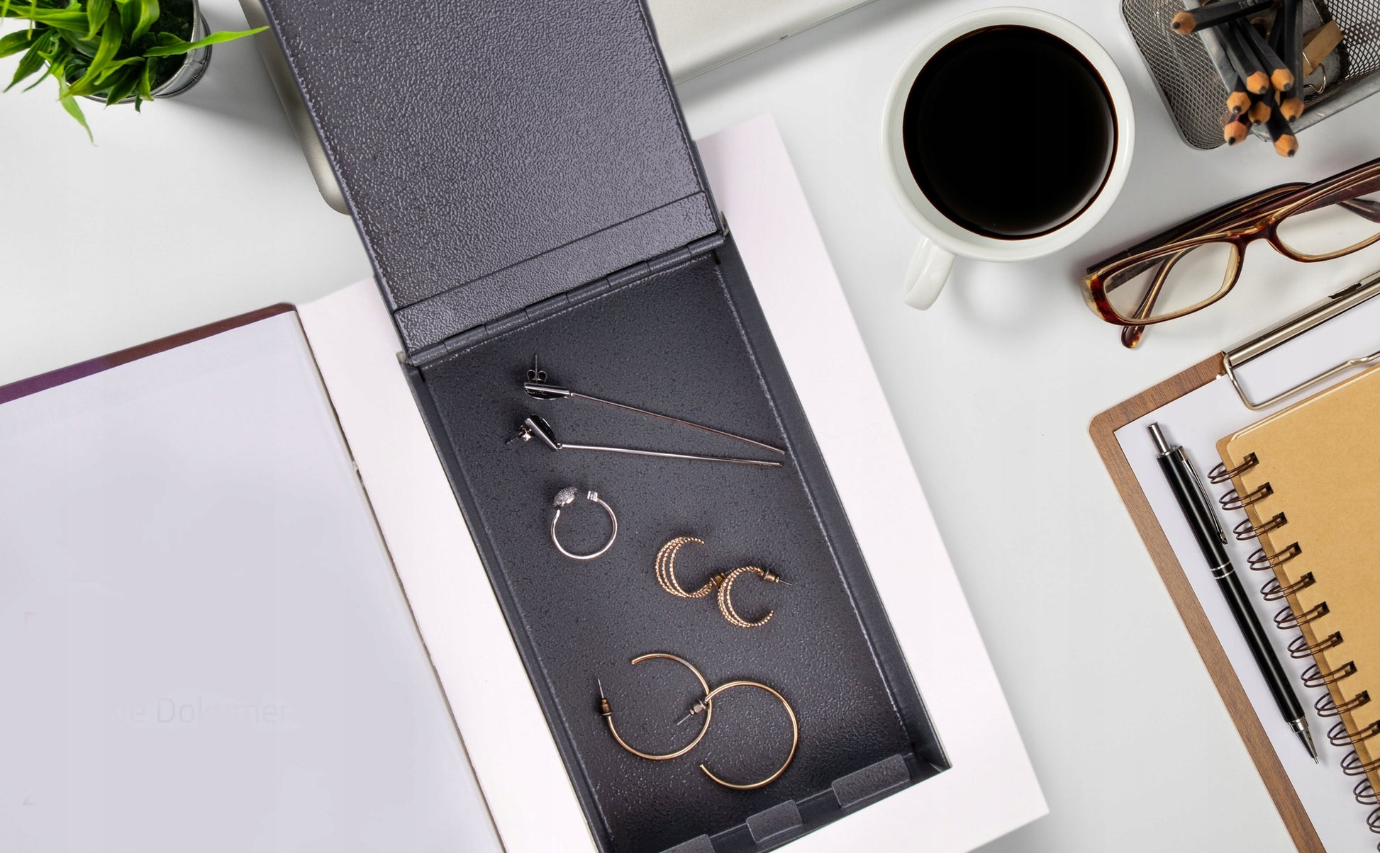 Seifinė knyga pinigams, paslėpta pinigų dėžutė, slėptuvė