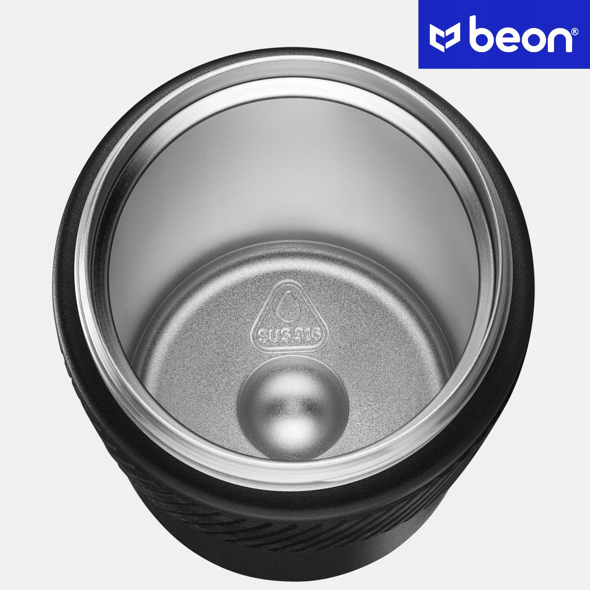 Termostatinis puodelis kavai, arbatai, automobilinis, sandarus, neslystantis, 450 ml