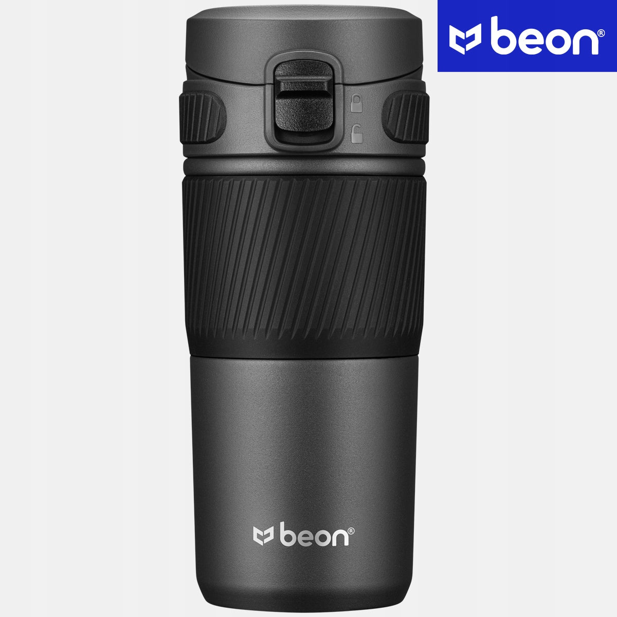 Termostatinis puodelis kavai, arbatai, automobilinis, sandarus, neslystantis, 450 ml