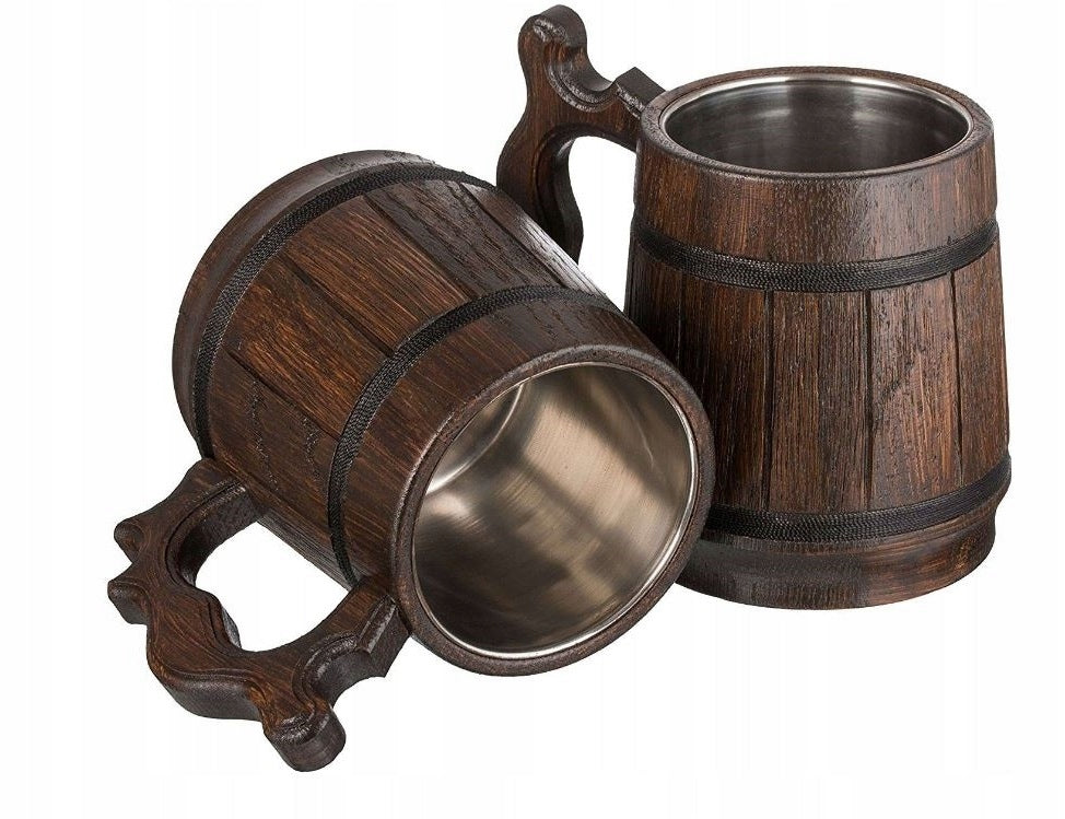 Medinis alaus bokalas 500ml Kalėdinė dovana + NEMOKAMAI