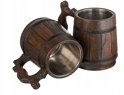 Medinis alaus bokalas 500ml Kalėdinė dovana + NEMOKAMAI