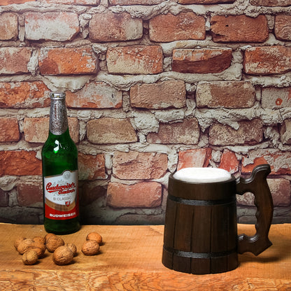 Medinis alaus bokalas 500ml Kalėdinė dovana + NEMOKAMAI