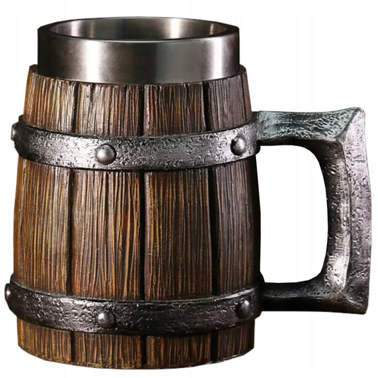 Dovana Vikingų stiliaus alaus bokalas 500ml, viduramžių, didelis, skandinaviškas