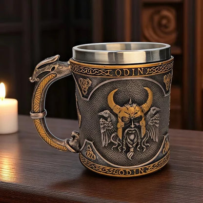 ALUS BOKAL DOVANA VIKING 400ML NORDIC ODIN DND JAI STAL KARCZMA