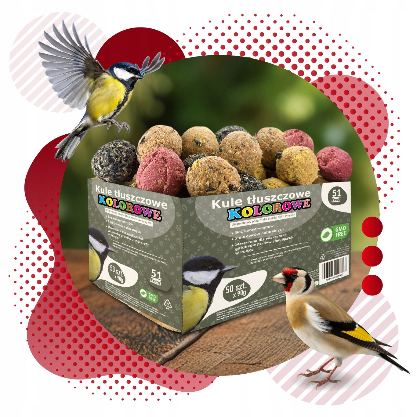 PREMIUM VIELINĖS SPALVOTI 50 vnt. LESALAS LESYKLĖMS