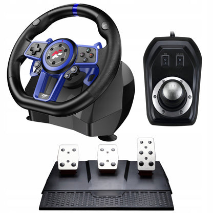 Žaidimų vairas FLASHFIRE F111 6 pavaros 270°/900° PC PS5 PS4 Switch