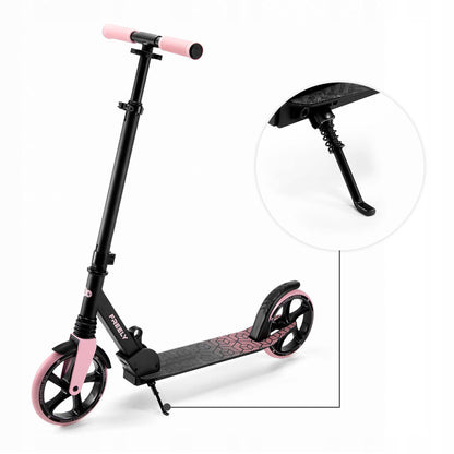 Miesto paspirtukas vaikams ir suaugusiems, sulankstomas iki 100kg, rožinis, FREELY KINDERKRAFT