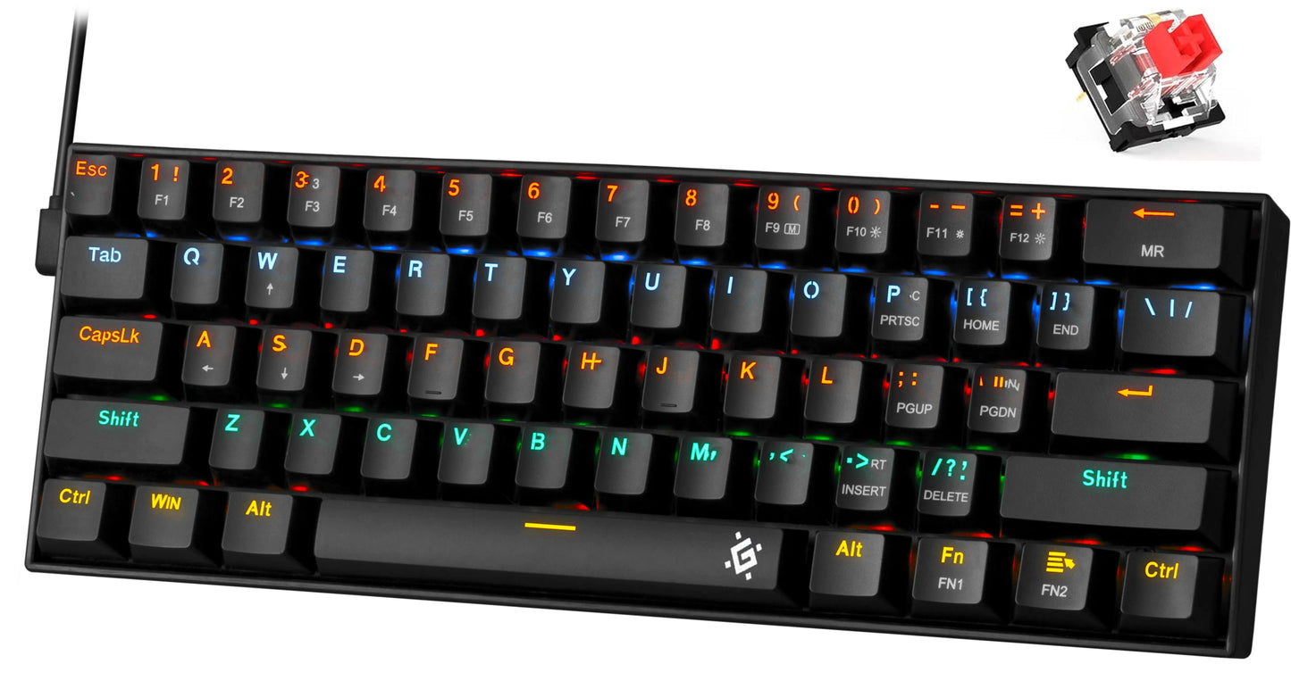 Žaidimų Mechaninė Klaviatūra Defender Cairon GK-081