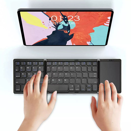 Nešiojama sulankstoma belaidė „Bluetooth“ klaviatūra B089T