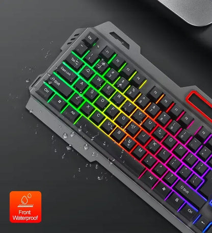 Žaidimų rinkinys: Klaviatūra ir pelė su LED apšvietimu Extralink TF600