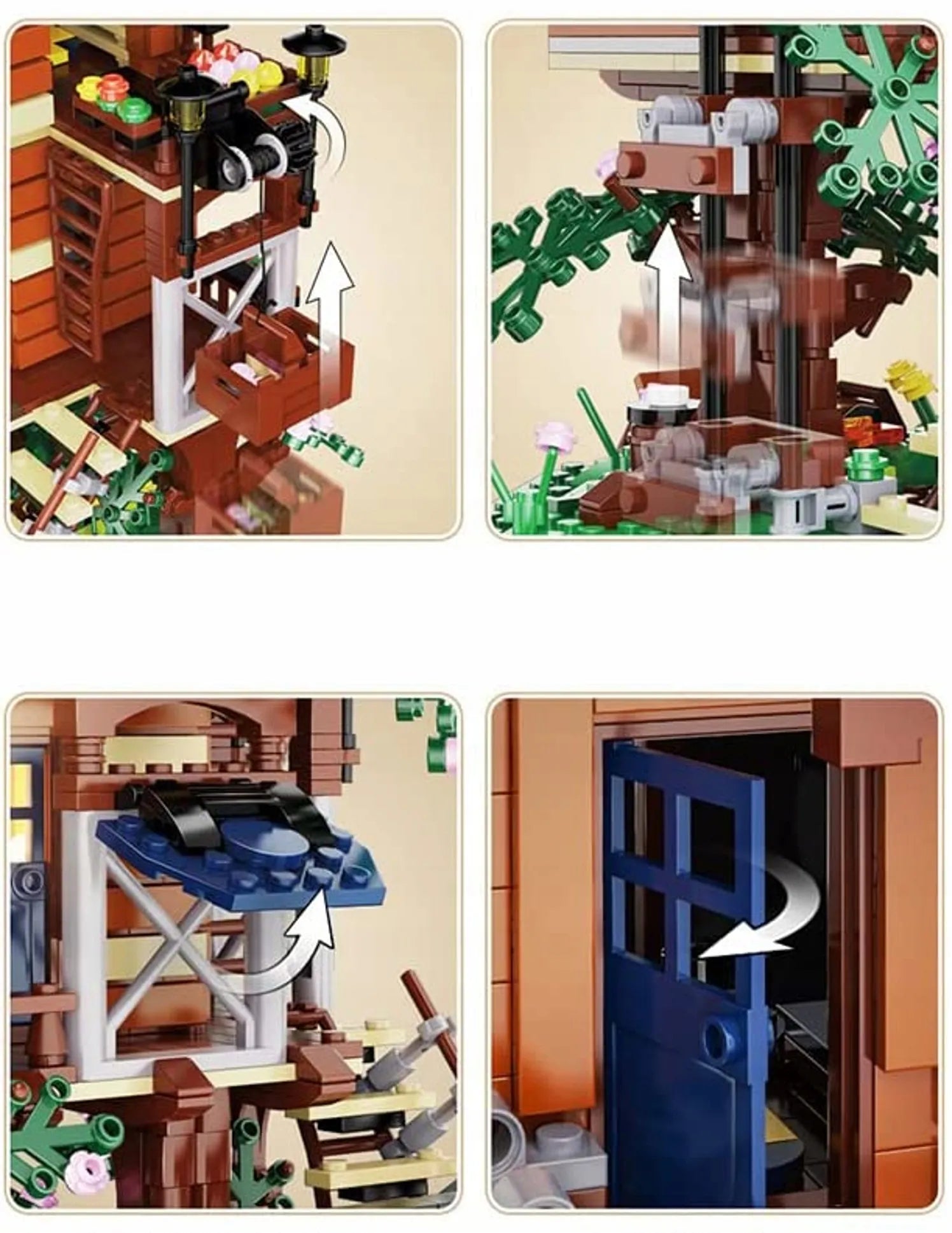 Konstruktorius Cada Four Seasons C66004W 4 Seasons Story Tree House 1155 vnt.