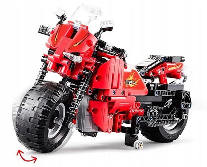 CADA R/C motociklo kaladėlės 290x180 mm Lean Toys
