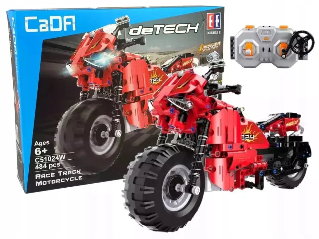 CADA R/C motociklo kaladėlės 290x180 mm Lean Toys