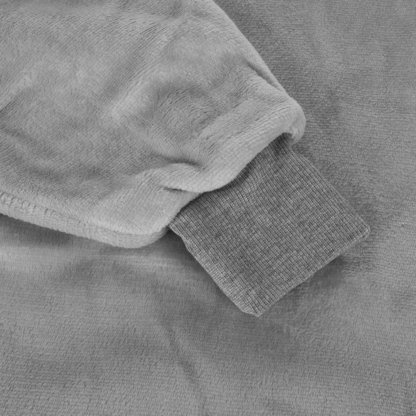 XXL Ilga 2in1 Šilta Stora Kailinė Oversize Megztinis-Pledas su Gobtuvu