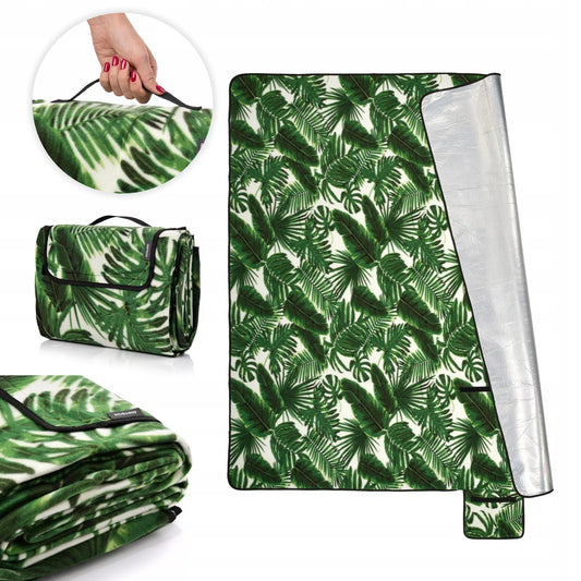 Kempingo, paplūdimio, iškylų pledas su ALU izoliacija, atsparus vandeniui  200 x 175 cm