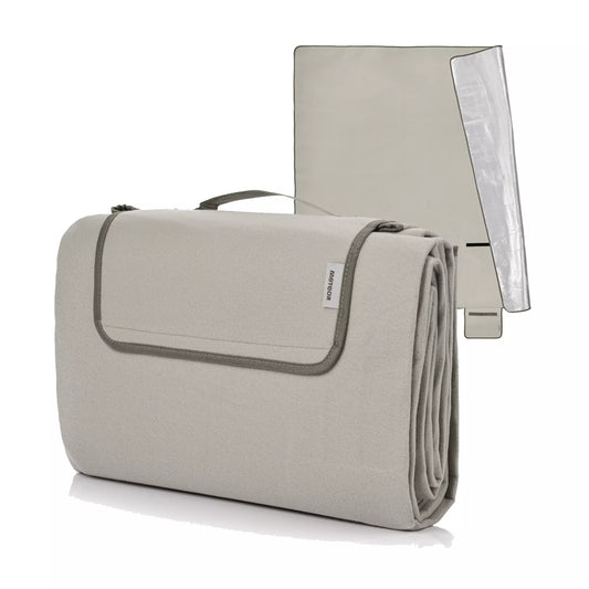 Vandeniui atsparus iškylų ir paplūdimio kilimėlis su izoliacija stovyklavimui, didelis 200x175 cm