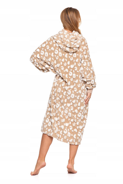 Kocobluza Moraj Oversize 2 in 1 moteriška šilta minkšta poliarinė bliuska su gobtuvu