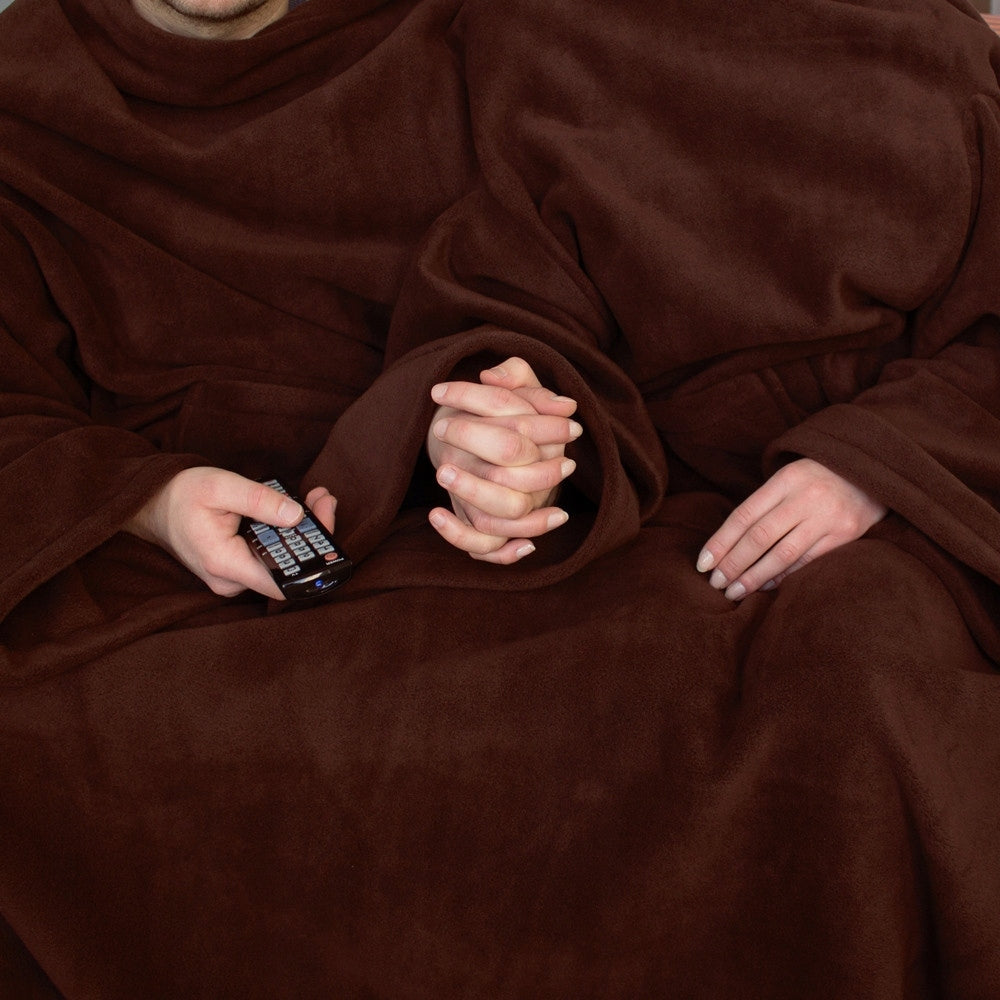 Chalatas-pledas "Šokoladinis" porai, dovanai