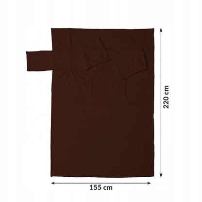 Chalatas-pledas "Šokoladinis" porai, dovanai