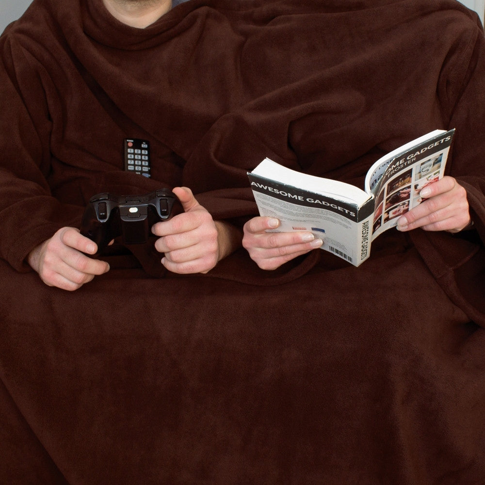 Chalatas-pledas "Šokoladinis" porai, dovanai