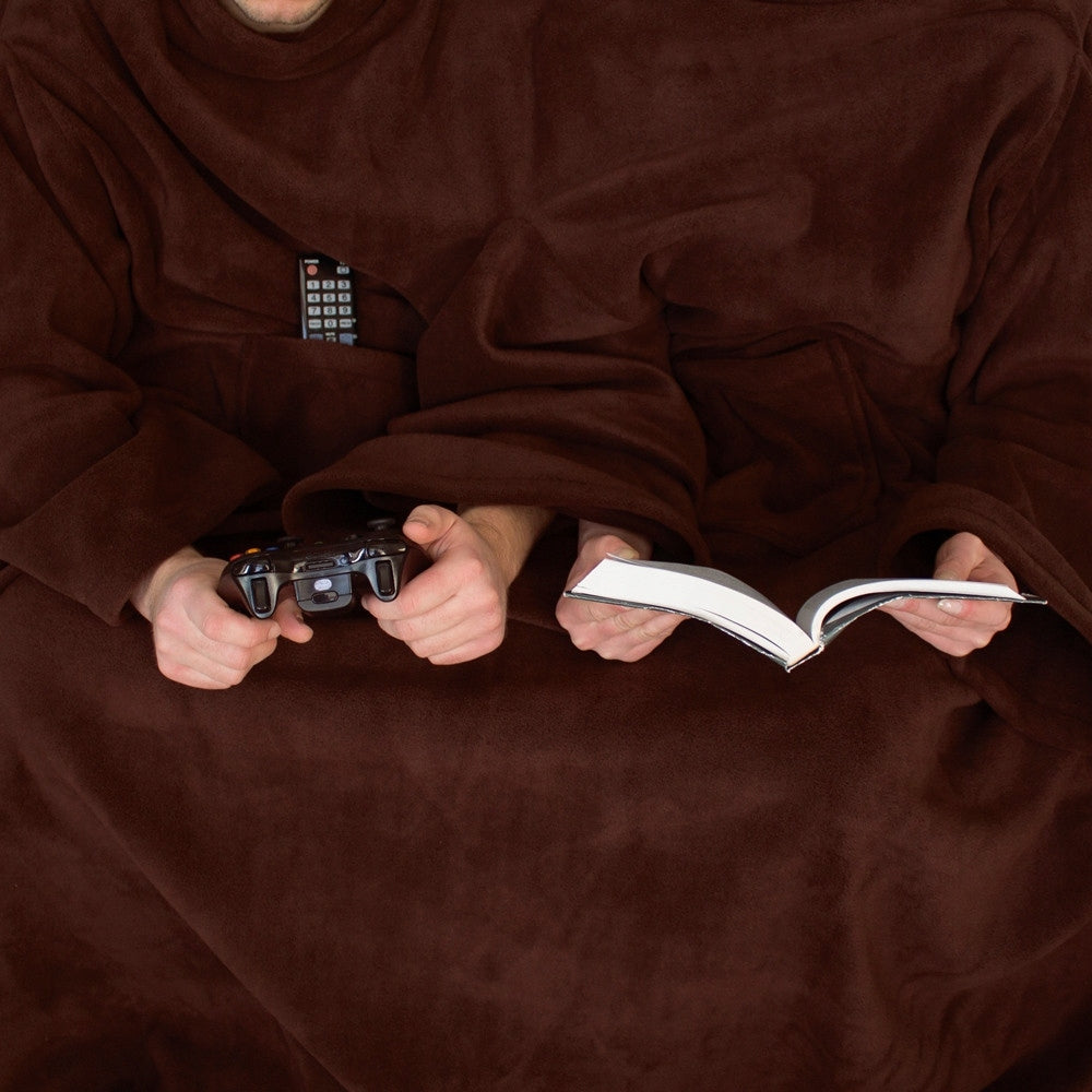 Chalatas-pledas "Šokoladinis" porai, dovanai