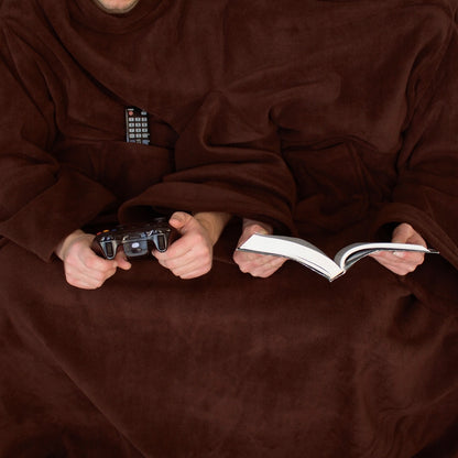 Chalatas-pledas "Šokoladinis" porai, dovanai