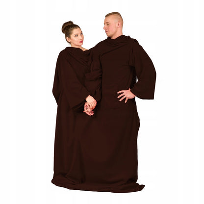 Chalatas-pledas "Šokoladinis" porai, dovanai